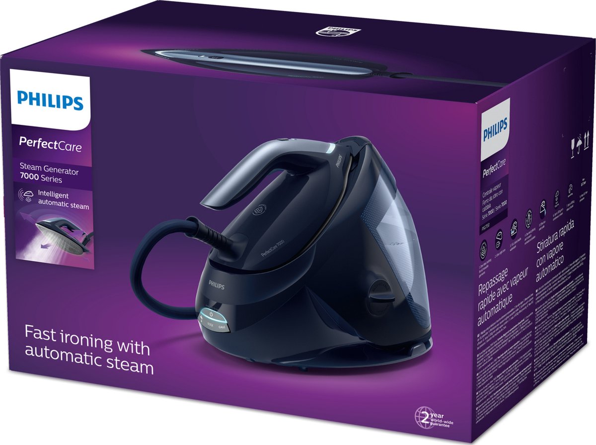PHILIPS Perfect care stoomgenerator 7000 serie automatische stoom snel strijken