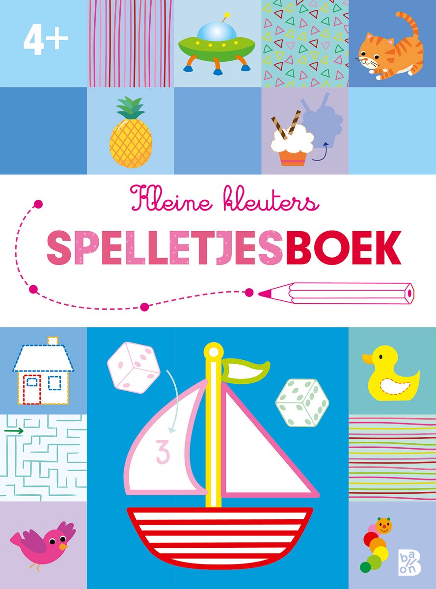 Kleine kleuters - Spelletjesboek +4jaar