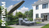 Platinum LISBOA parasol - dia 3m - taupe / antraciet alu  excl. voet  midden kantelbaar