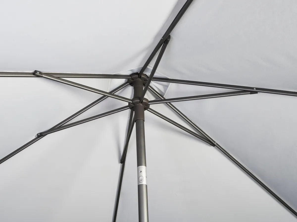 Platinum LISBOA parasol - dia 3m - taupe / antraciet alu  excl. voet  midden kantelbaar
