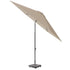 Platinum LISBOA parasol - dia 3m - taupe / antraciet alu  excl. voet  midden kantelbaar