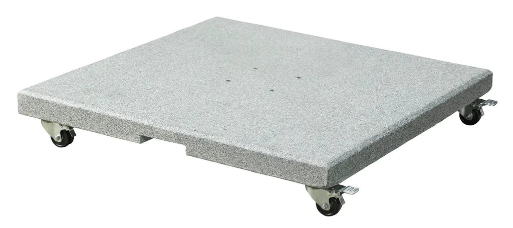 Platinum SALERNO parasolvoet 120kg - grey hammered graniet