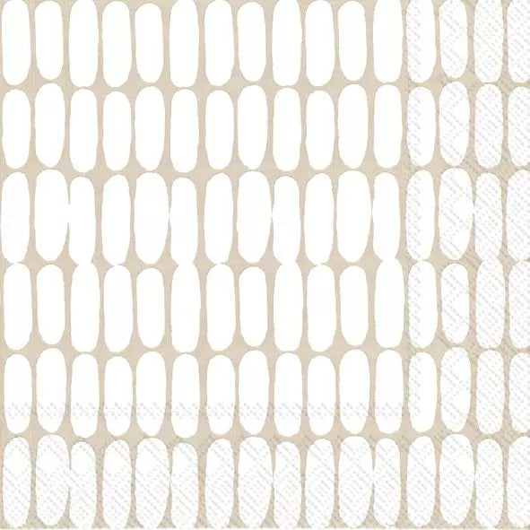 IHR Servetten 33x33cm - Alku creme 3690301360