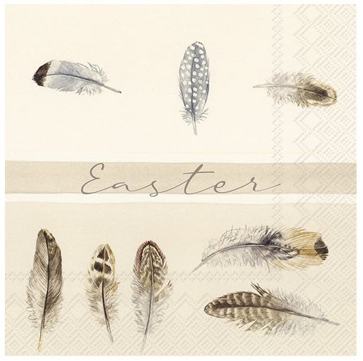 IHR Servetten 33x33cm - Pure easter veren        946660
