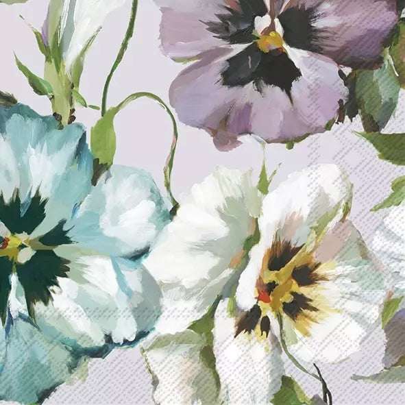 IHR Servetten 33x33cm - Martha lila 9873