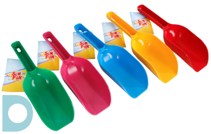 Sun Fun zandbak schepje 23cm - ass. (prijs per stuk)