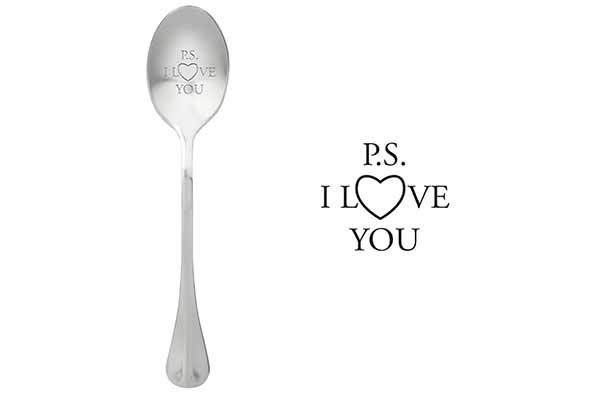 One Message Spoon - PS: I love you