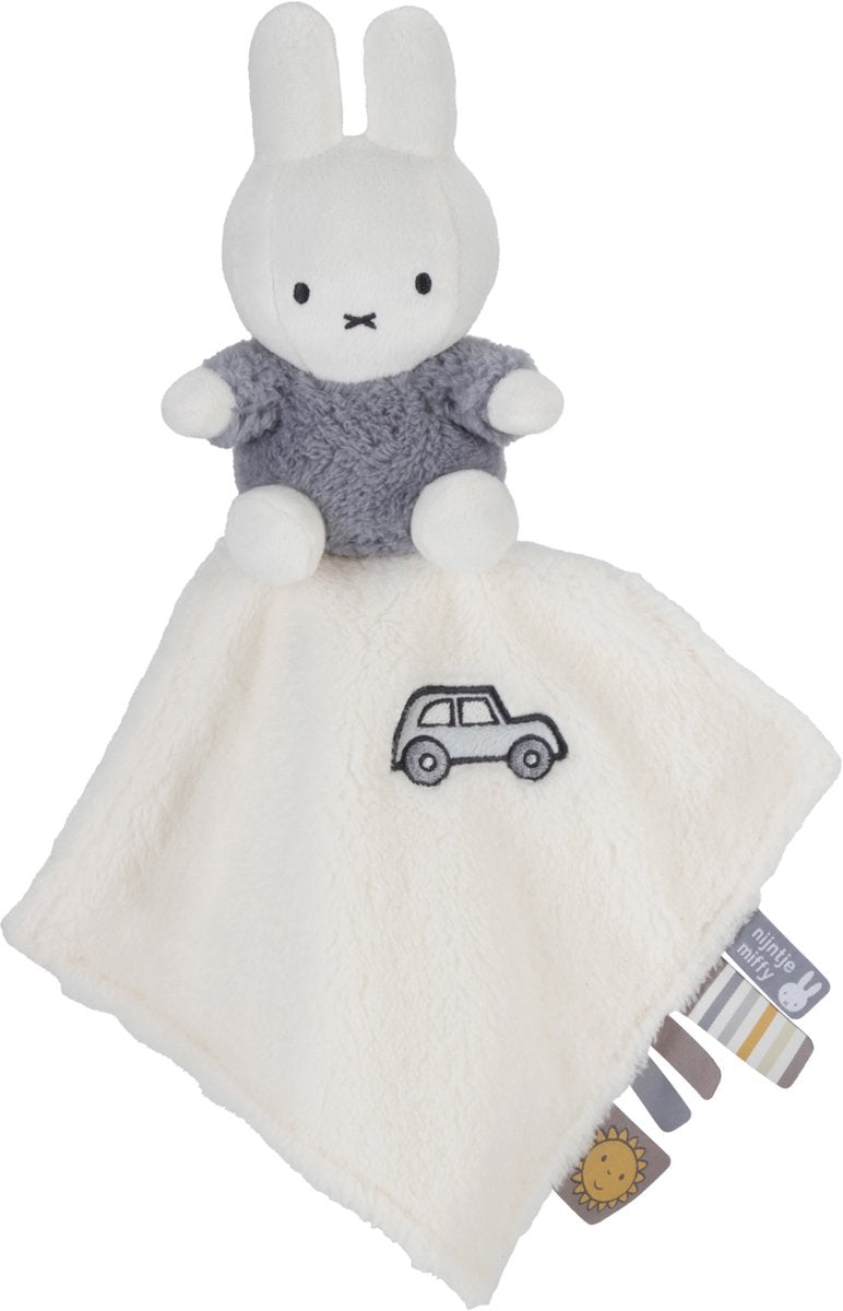 NIJNTJE Fluffy knuffeldoekje - blauw