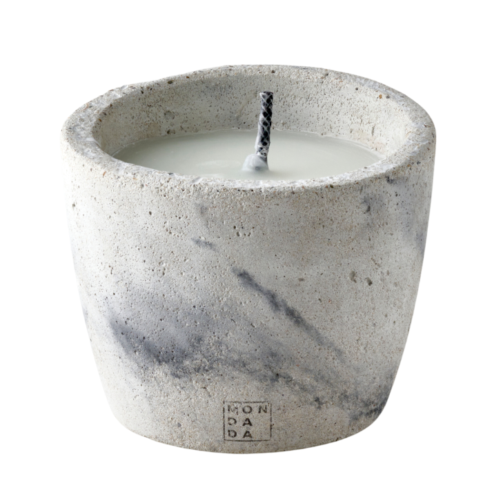 MON DADA Kaars outdoor - M 20x20cm - grijs