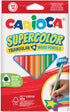 CARIOCA Supercolor maxi kleurpotloden 12st.- driekantig lichaam