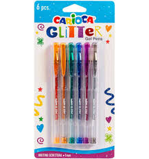 CARIOCA Glitter gelpennen - 6st.