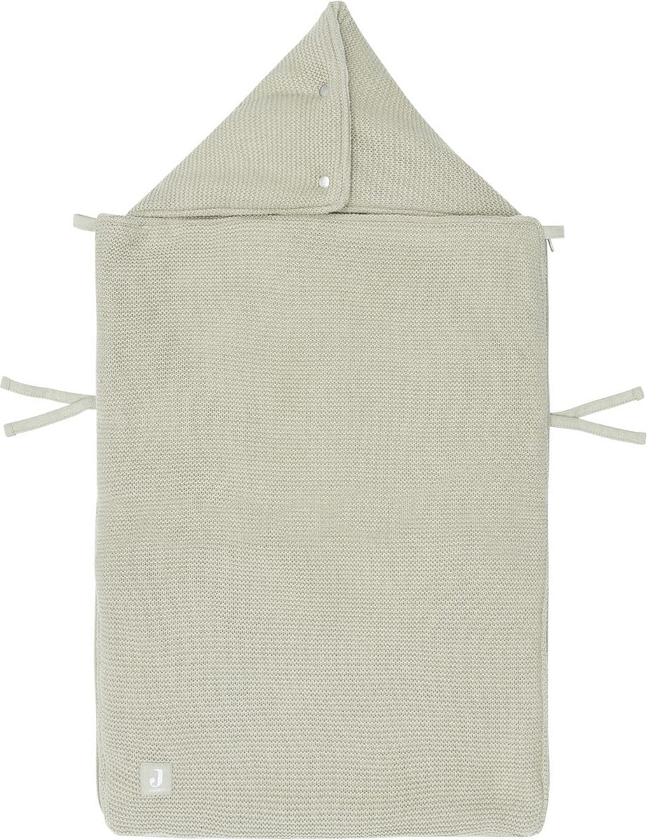 JOLLEIN Voetenzak groep 0+ 3/5punts - basic knit olijf groen
