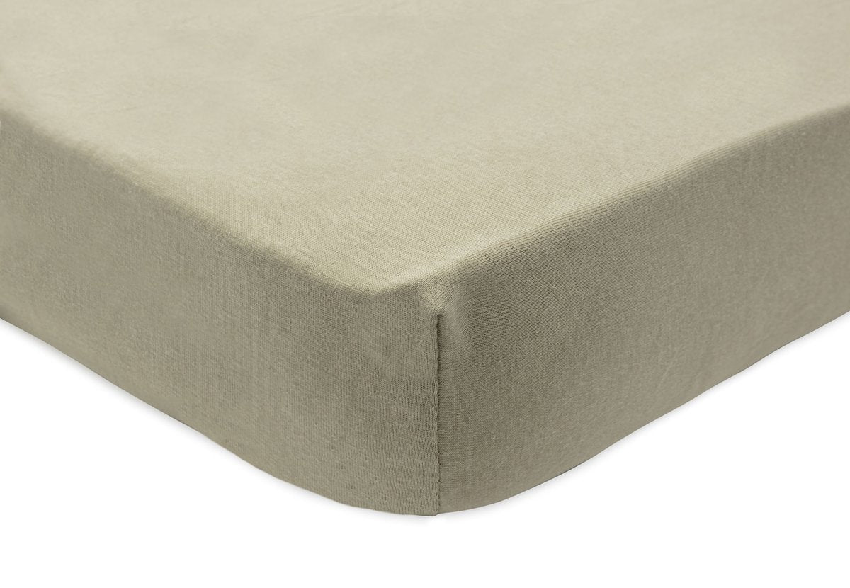 JOLLEIN Hoeslaken boxmatras jersey - 75x95cm - olijf groen