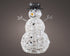 Lumineo LED sneeuwpop acryl buiten 45.5x37x65cm - koel wit
