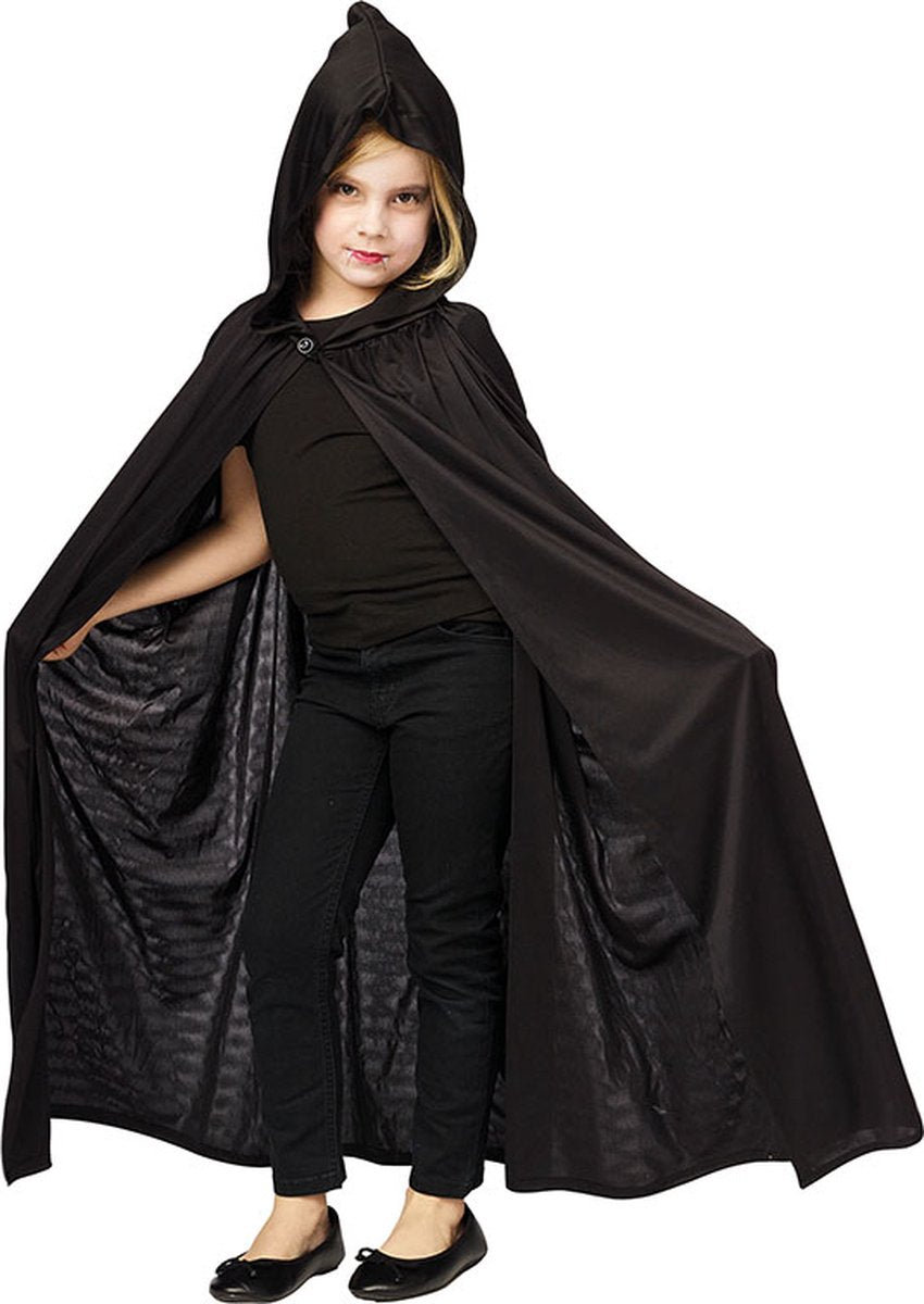 Kostuum CAPE met kap - zwart - 152