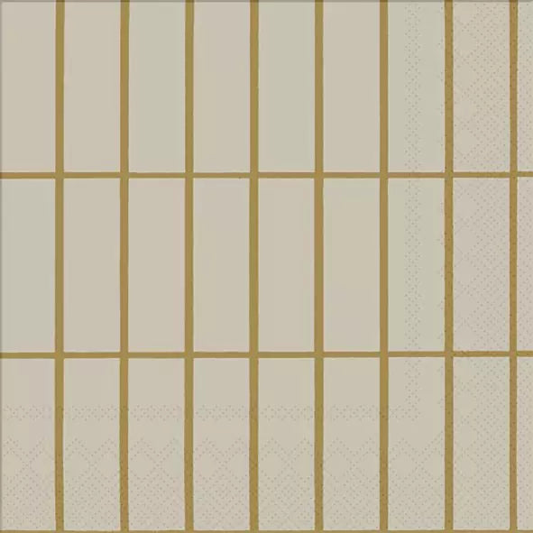 IHR Servetten 33x33cm - Tiiliskivi oker linnen    3206601967