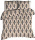 ROMANETTE Dekbedovertrek flanel - 240x200cm - Ottoman beige/antra