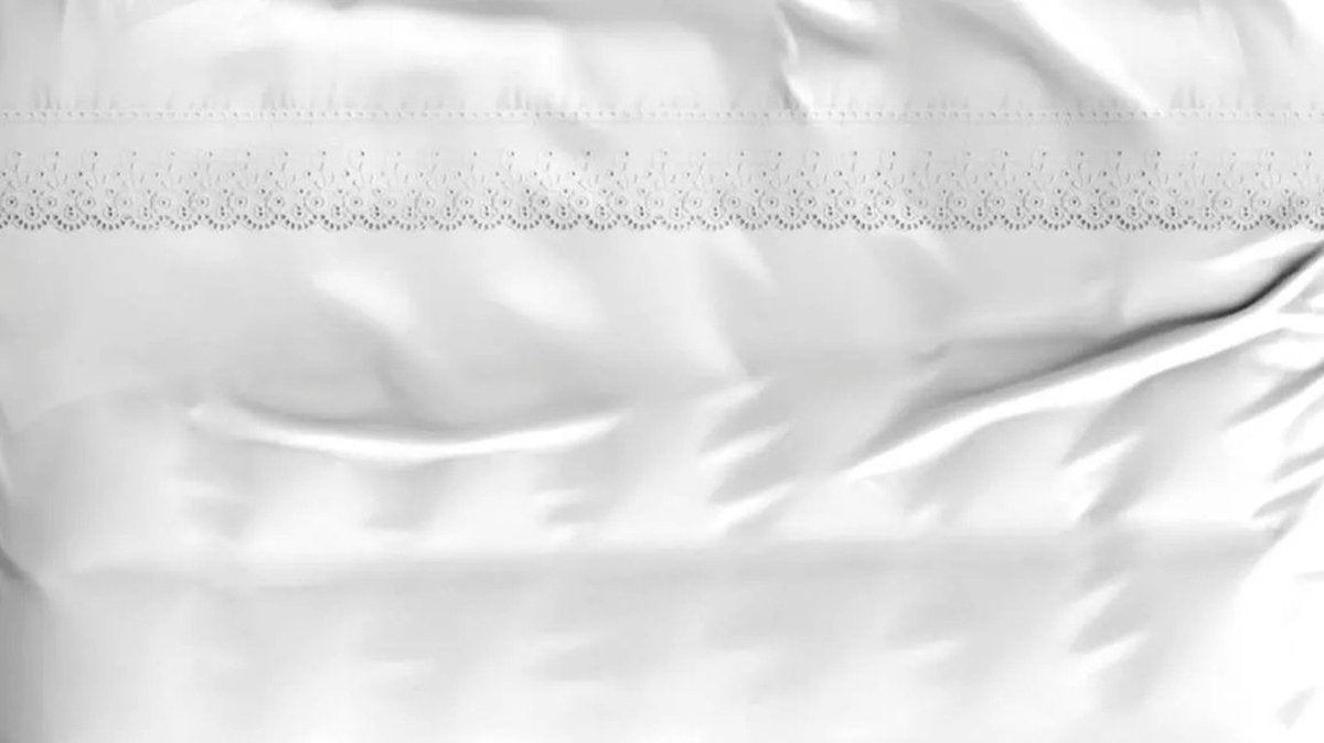 ROMANETTE Dekbedovertrek flanel- 140x200 cm - vienna wit