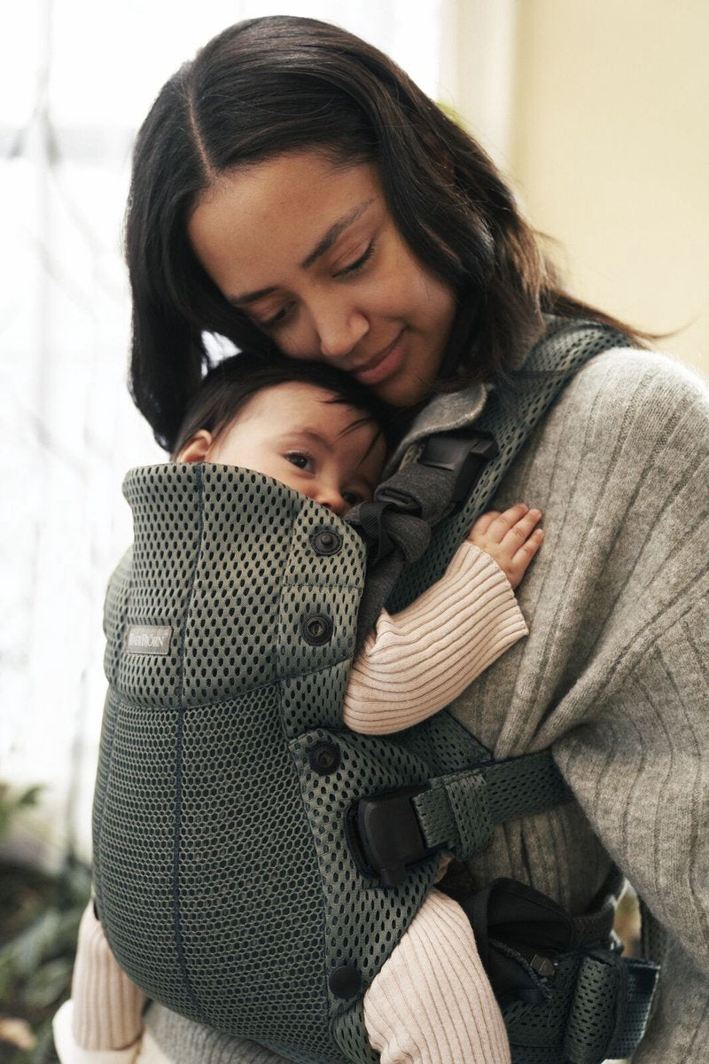 BabyBjorn HARMONY Draagzak - donkergroen - 3D-mesh