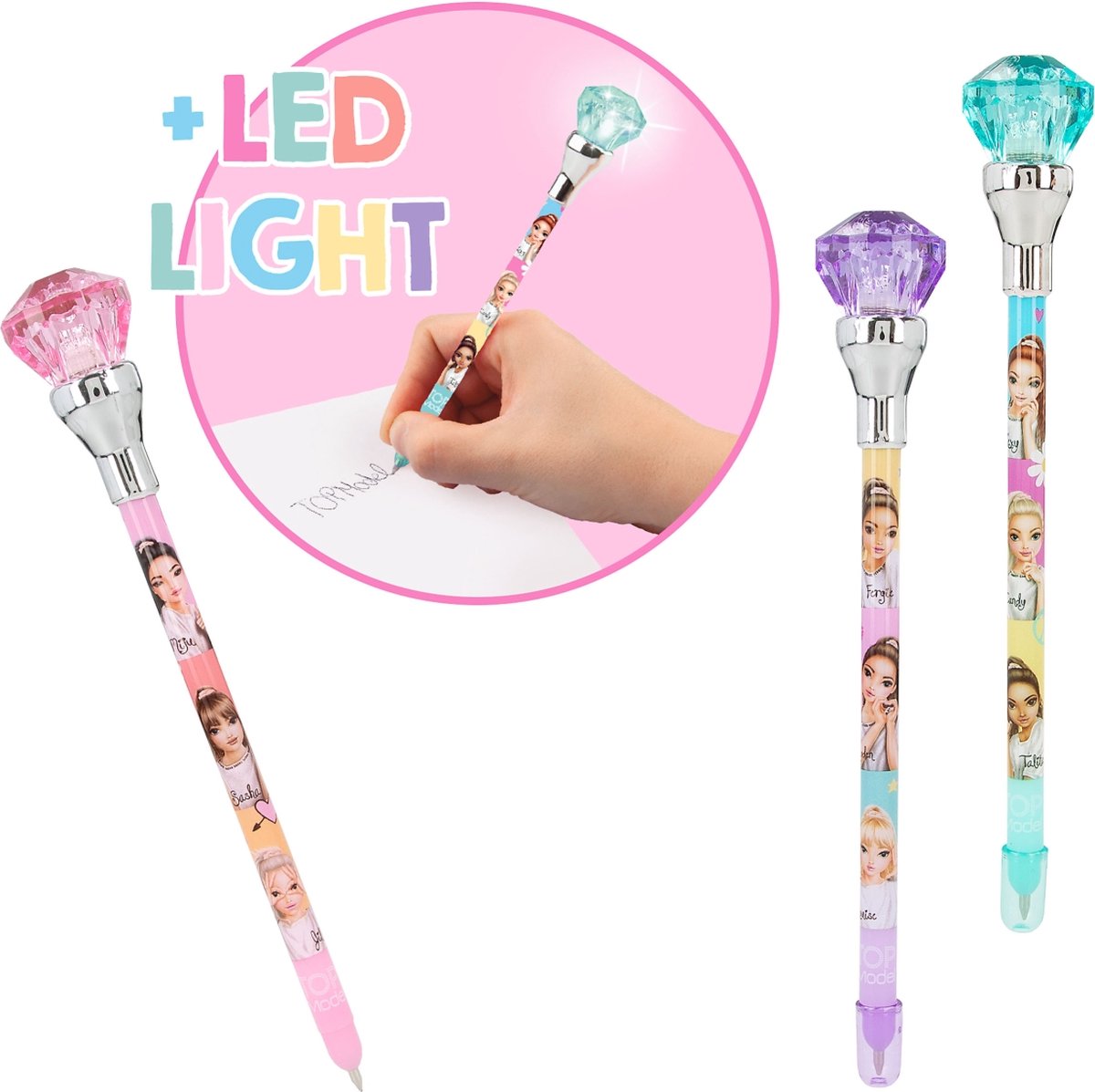 TOPModel pen met licht - snap shots