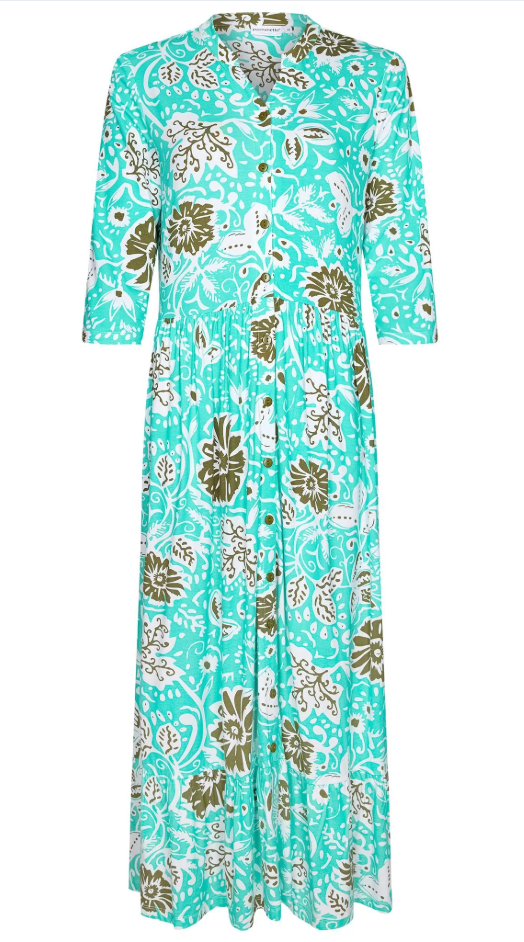 PASTUNETTE Kleed - aqua groen - 38