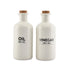 ONA Cucina - Olie en azijnset 60cl - wit