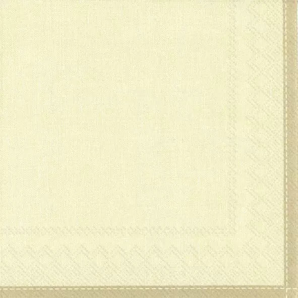 IHR Servetten - 25x25cm - creme 10496