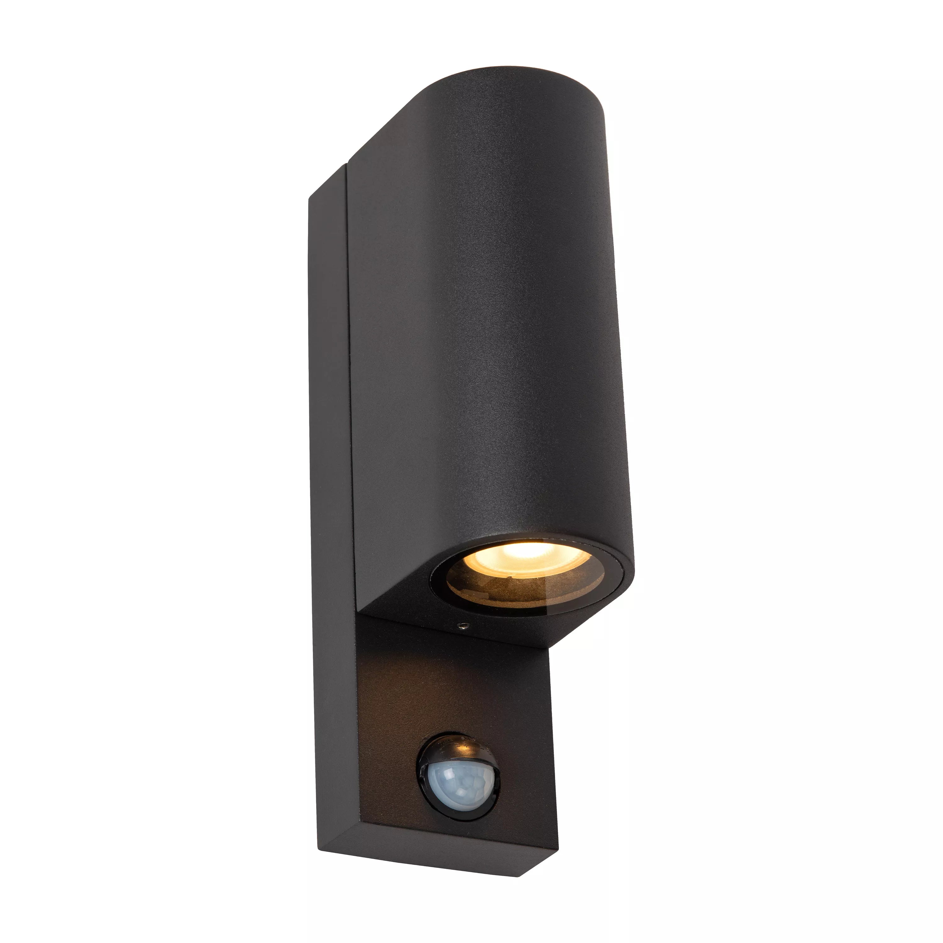 Lucide - ZARO IR wandspot buiten zwart 2XGU10 7W IP65