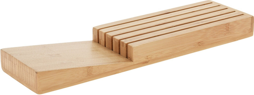 Messenhouder met 5 messen - hout