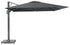 BEAUFORT Premium parasol 320x320cm - doek faded black- stok antra excl. voet