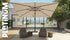 CHALLENGER T1 Premium parasol - 4x3m - havanna/ antraciet excl. voet