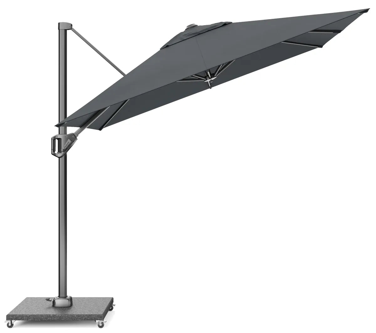 VOYAGER T1 Parasol 2.5x2.5m - antraciet/ antraciet excl. voet
