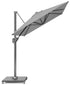 VOYAGER T1 Parasol 3x2m - licht grijs/ antraciet excl. voet