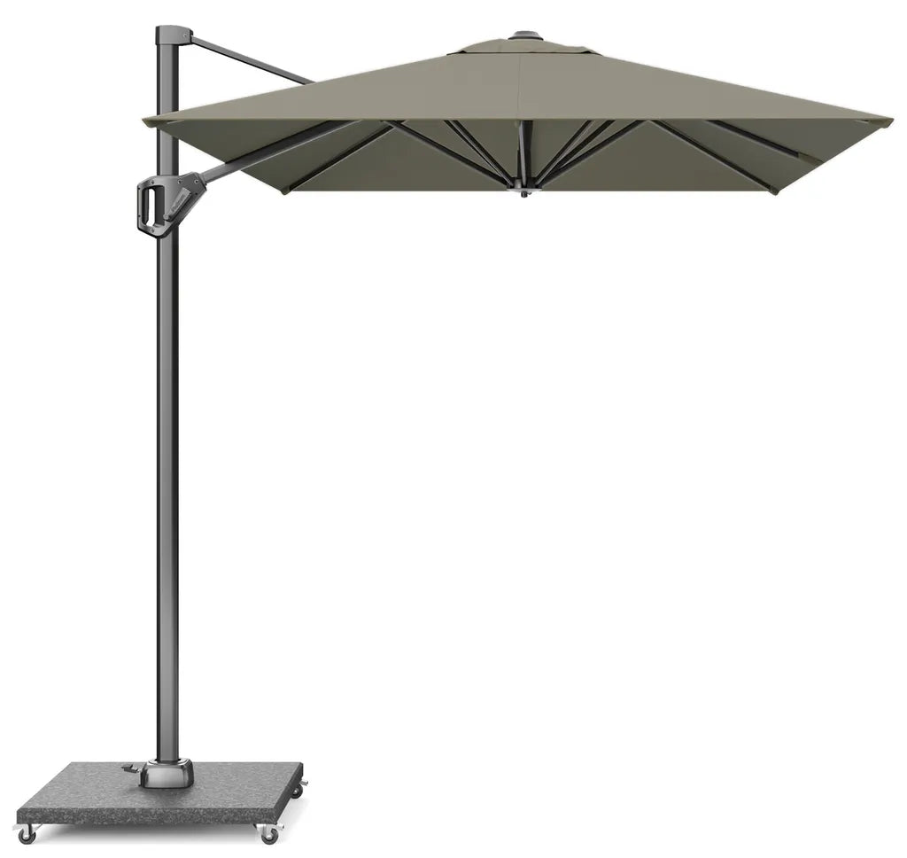VOYAGER T1 Parasol - 3x2m - taupe/ antraciet excl. voet