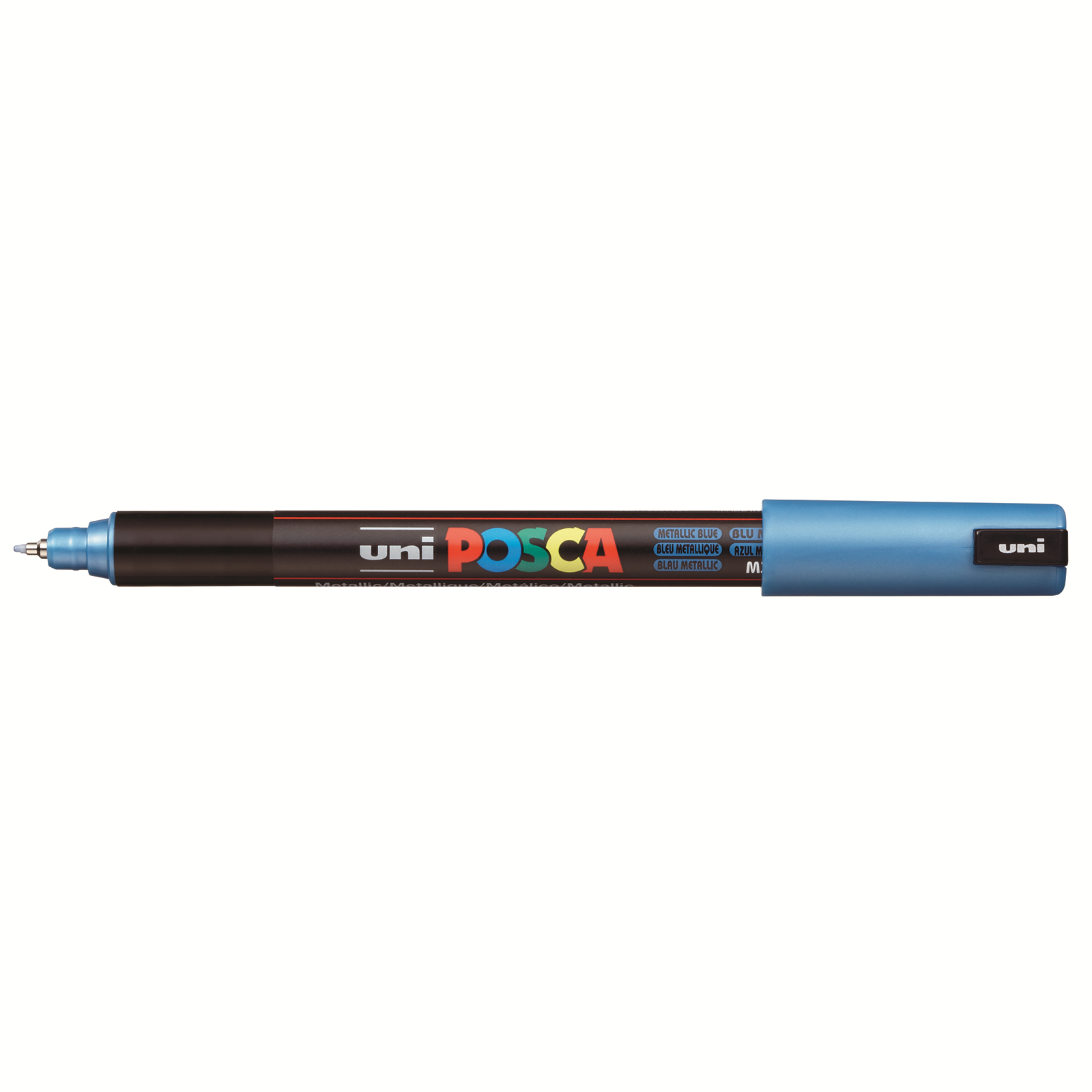 POSCA Stift extra fijn 0.7mm - metallic blauw (gekalibreerde punt)