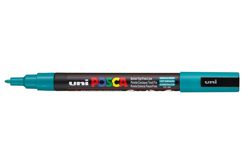 POSCA Stift fijn 0.9/1.3mm - smaragd groen (conische punt)
