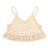 LITTLE DUTCH Bikini m/ ruffle - yellow check - 86/92