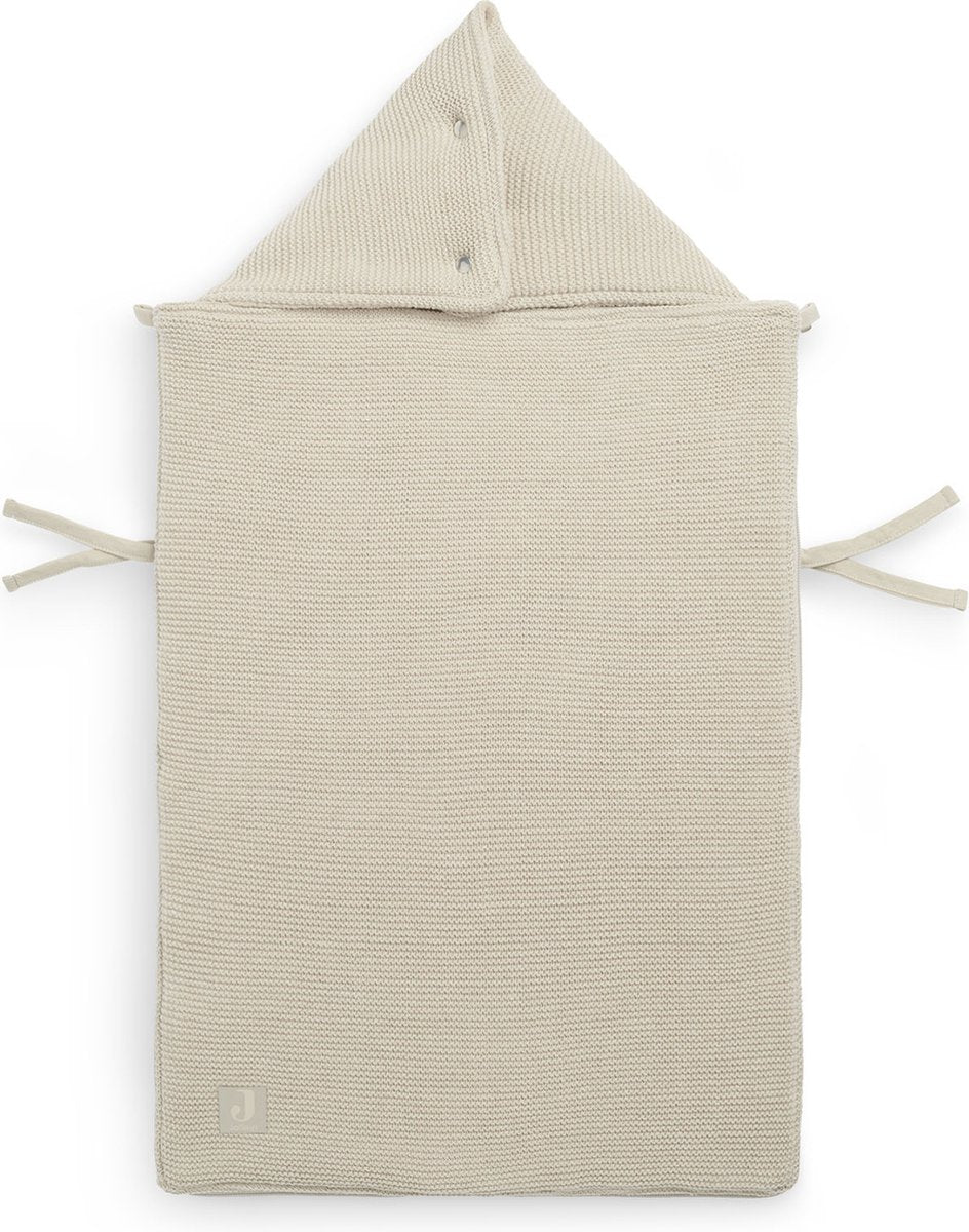 JOLLEIN Voetenzak groep 0+ 3/5punts - basic knit nougat