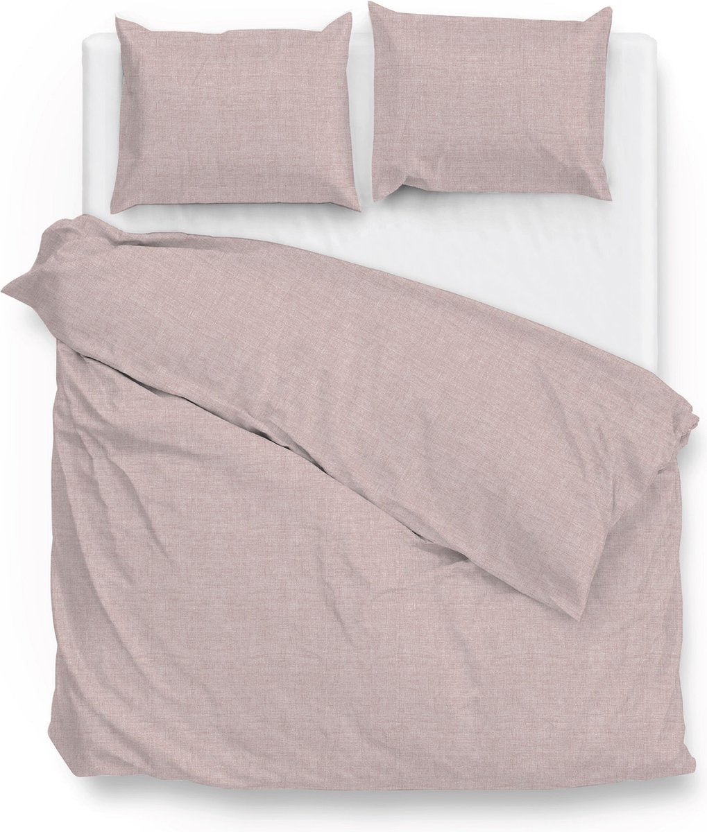 ZOHOME Lino dekbedovertrek - 260x220cm - shell nude