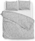 ZOHOME Fiori di satinado dekbedovertrek- 200x220cm - ash grey