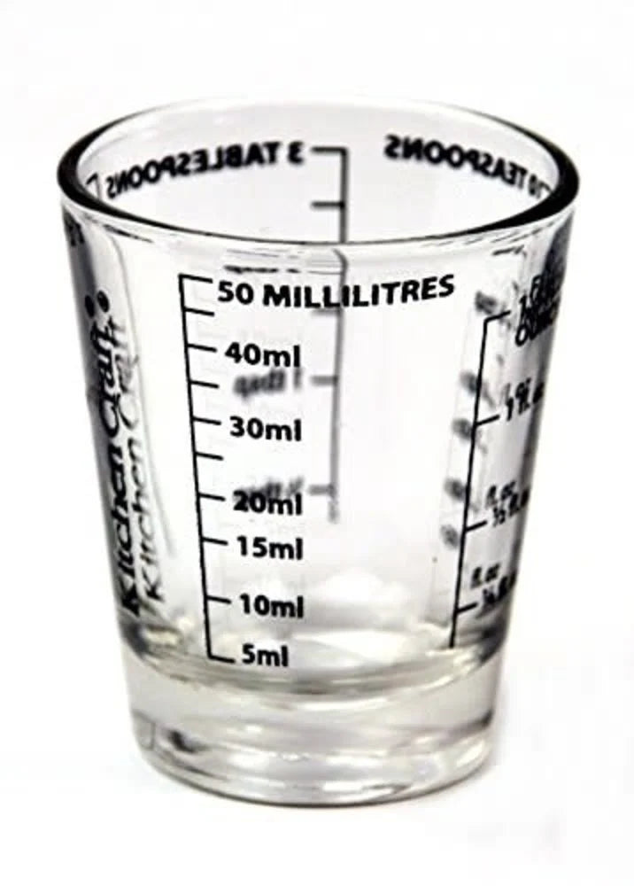 KITCHEN CRAFT Mini maatglaasje - 50ml (1disp.=18st.)