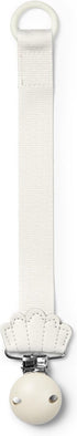 ELODIE Fopspeenketting hout shell - vanilla white