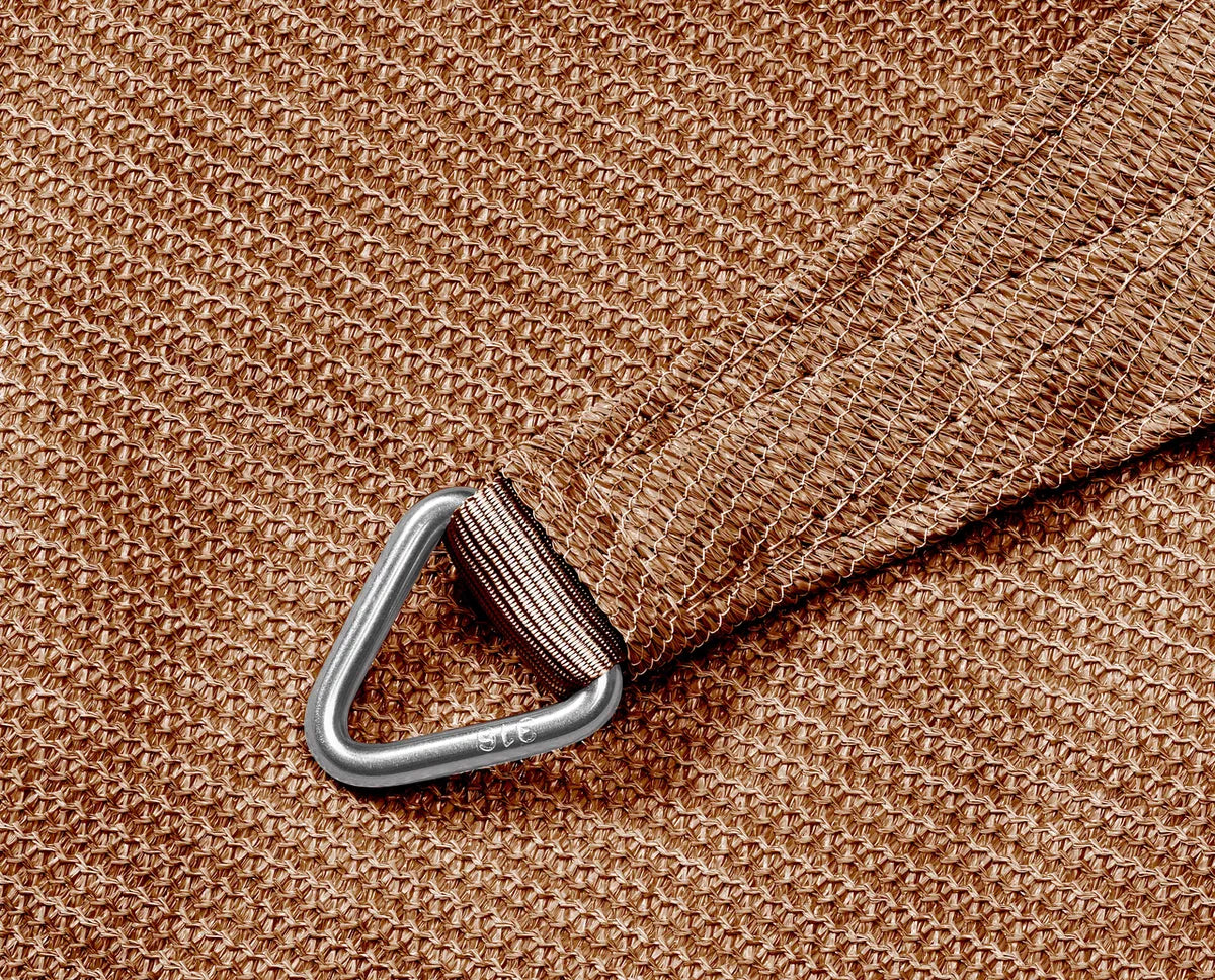 PLATINUM Coolfit schaduwdoek driehoek - 360x360x360cm - zand