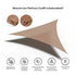 PLATINUM Coolfit schaduwdoek driehoek - 360x360x360cm - zand