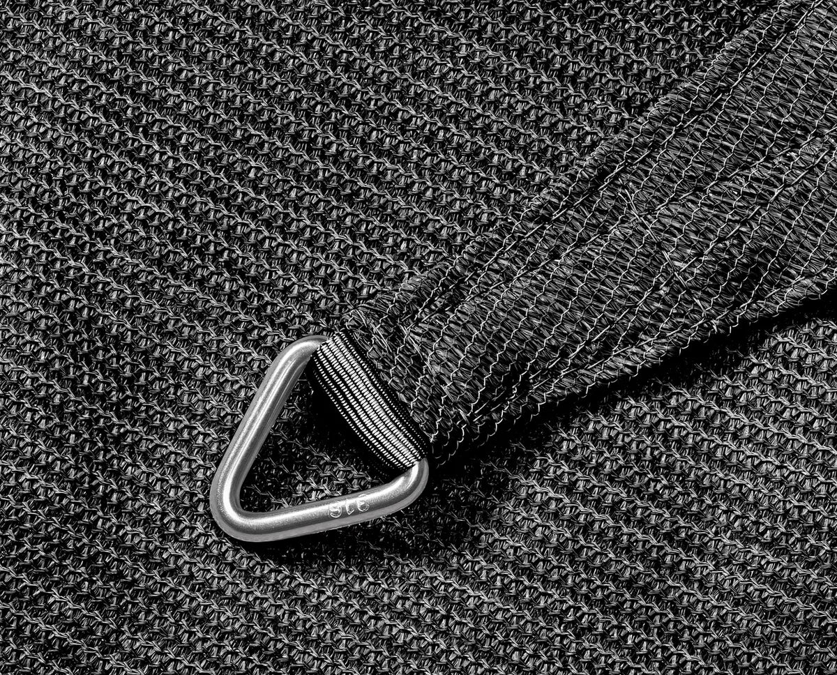PLATINUM Coolfit schaduwdoek driehoek - 500x500x500cm - antraciet