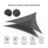 PLATINUM Coolfit schaduwdoek driehoek - 500x500x500cm - antraciet