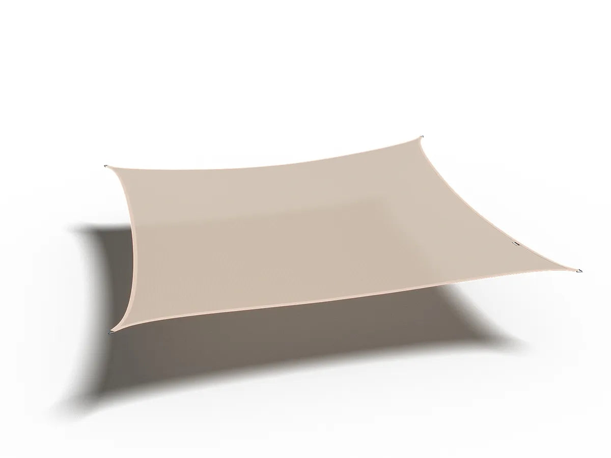 PLATINUM Coolfit schaduwdoek vierkant - 360x360cm - ecru wit