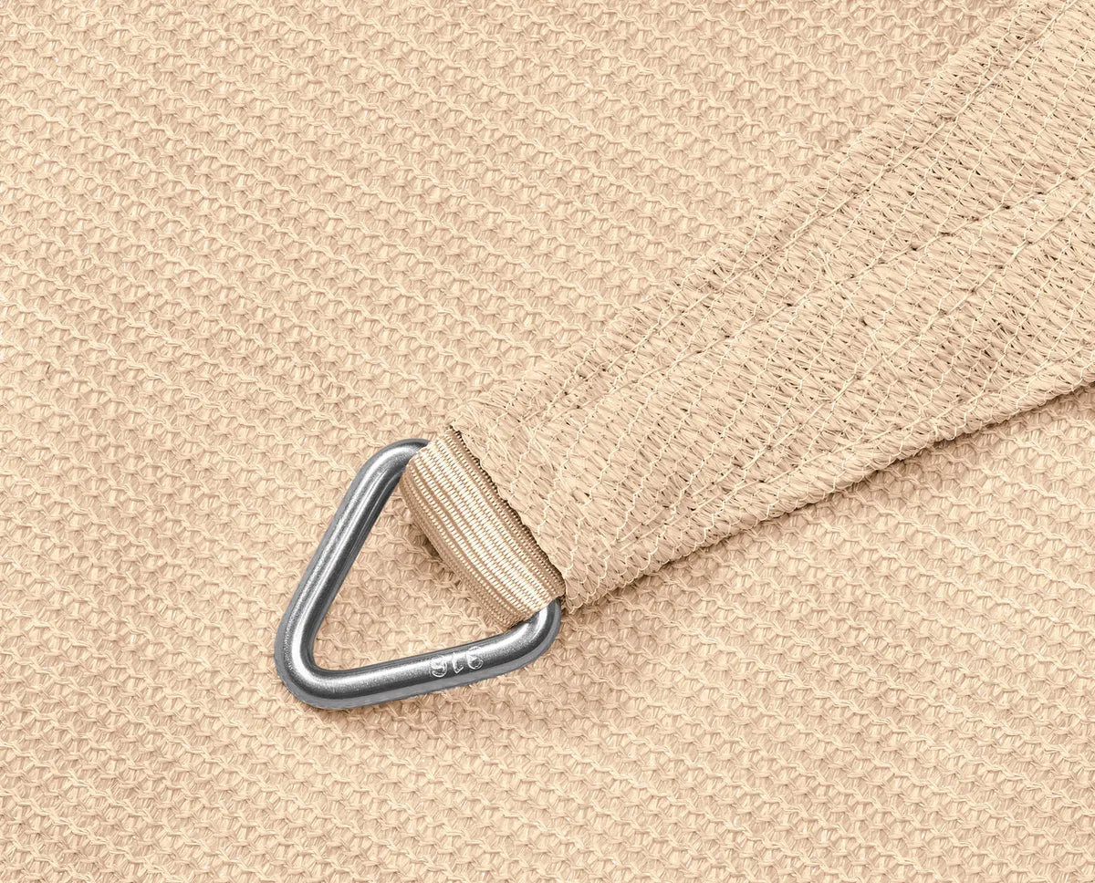 PLATINUM Coolfit schaduwdoek vierkant - 360x360cm - ecru wit