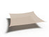 PLATINUM Coolfit schaduwdoek vierkant - 500x500cm - ecru wit