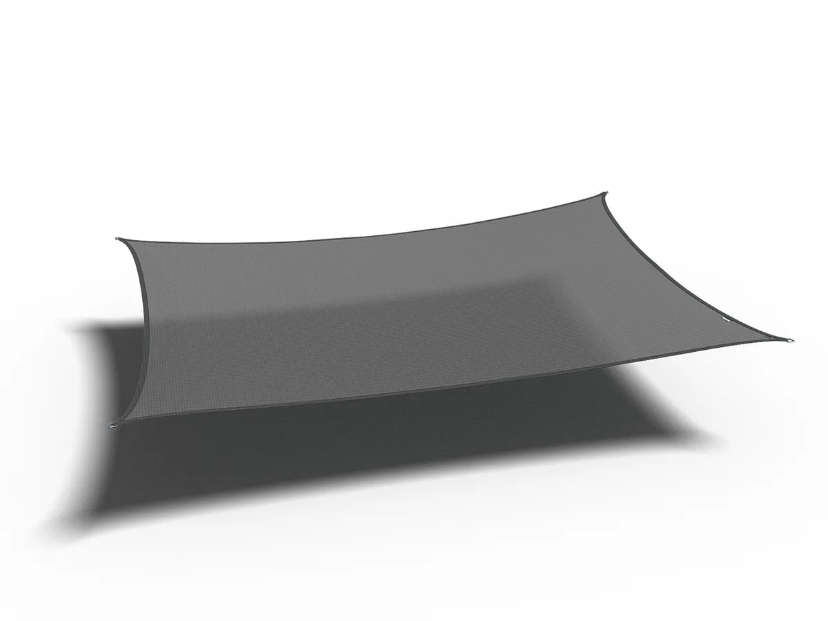PLATINUM Coolfit schaduwdoek rechthoek - 400x300cm - antraciet